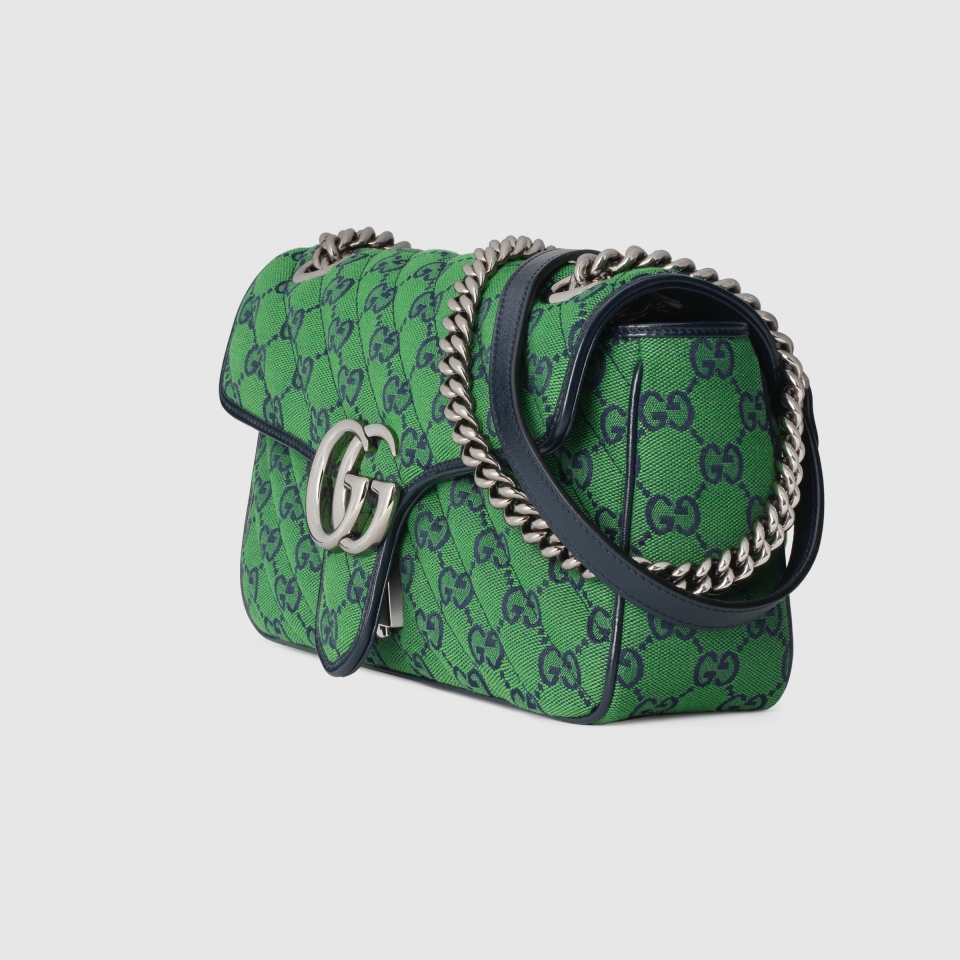Gucci GG Marmont Matelasse Large Shoulder Bag Velvet (Varied