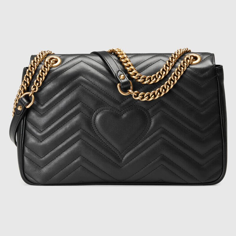 Gucci GG Marmont Large Matelassé Shoulder Bag NEW