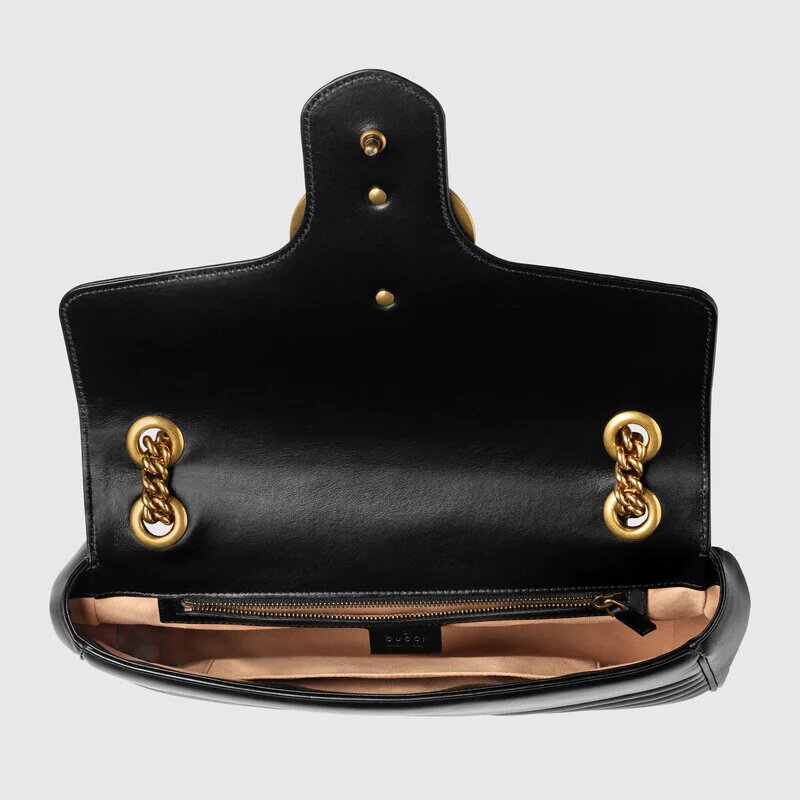 Gucci-Matelassé Marmont Shoulder Bag - Couture Traders