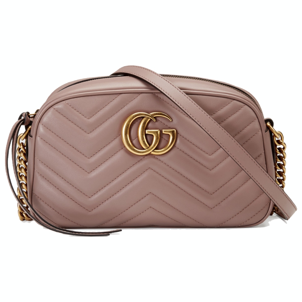 Gucci GG-embossed Leather Tote Bag in Pink