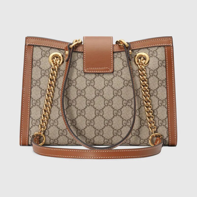Gucci Black Small GG Padlock Chain Bag for Women