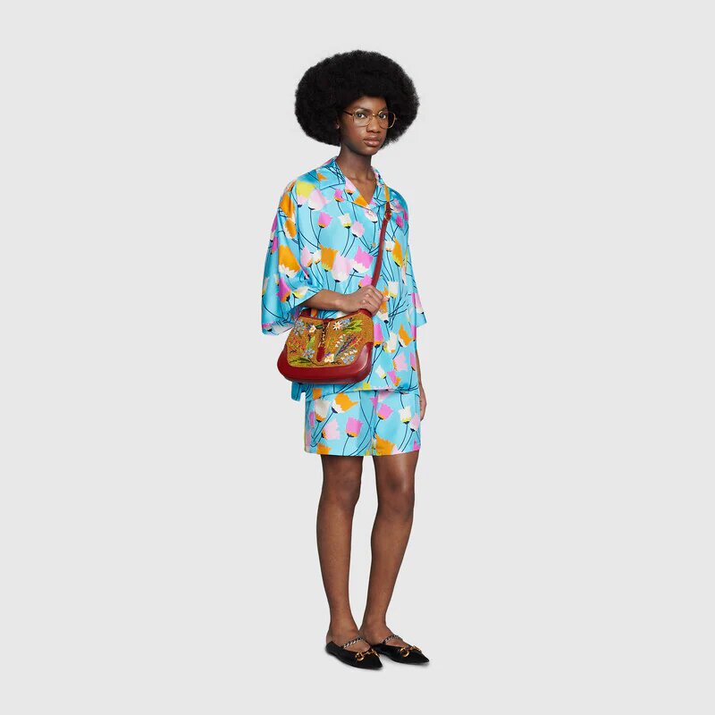 Jackie 1961 Mini Shoulder Bag in Multicoloured - Gucci