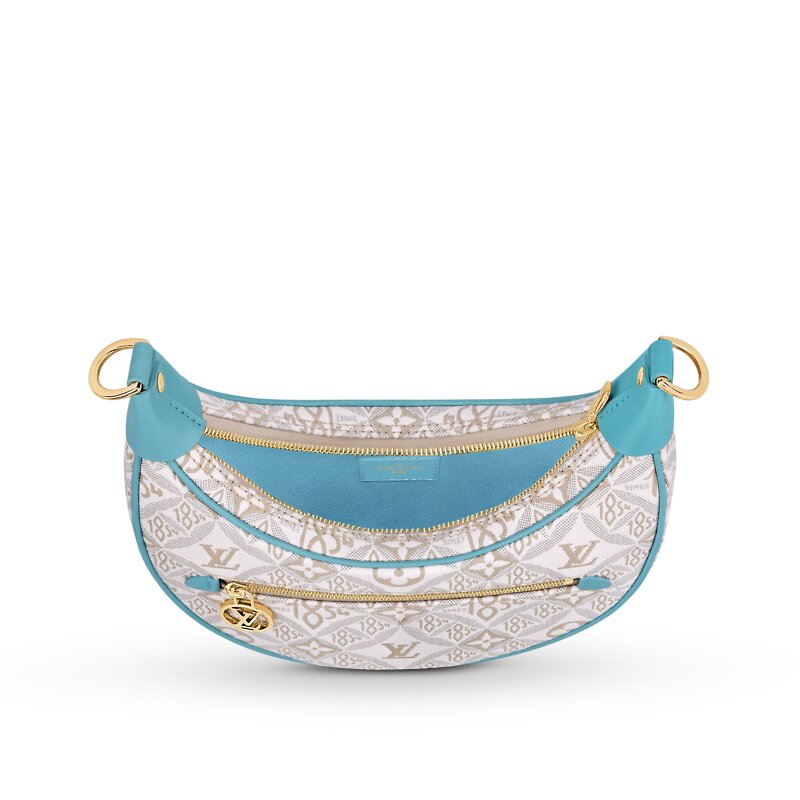 Louis Vuitton blue Jacquard Loop Shoulder Bag