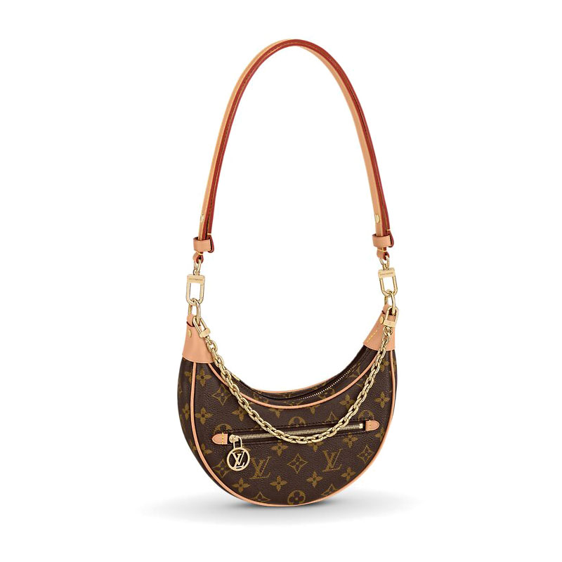 WHAT'S IN MY LOUIS VUITTON LOOP BAG?  WHAT FITS? HOW MUCH CAN IT HOLD? LV  CRESCENT MOON BAG REVIEW 