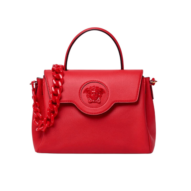 Versace La Medusa medium handbag red