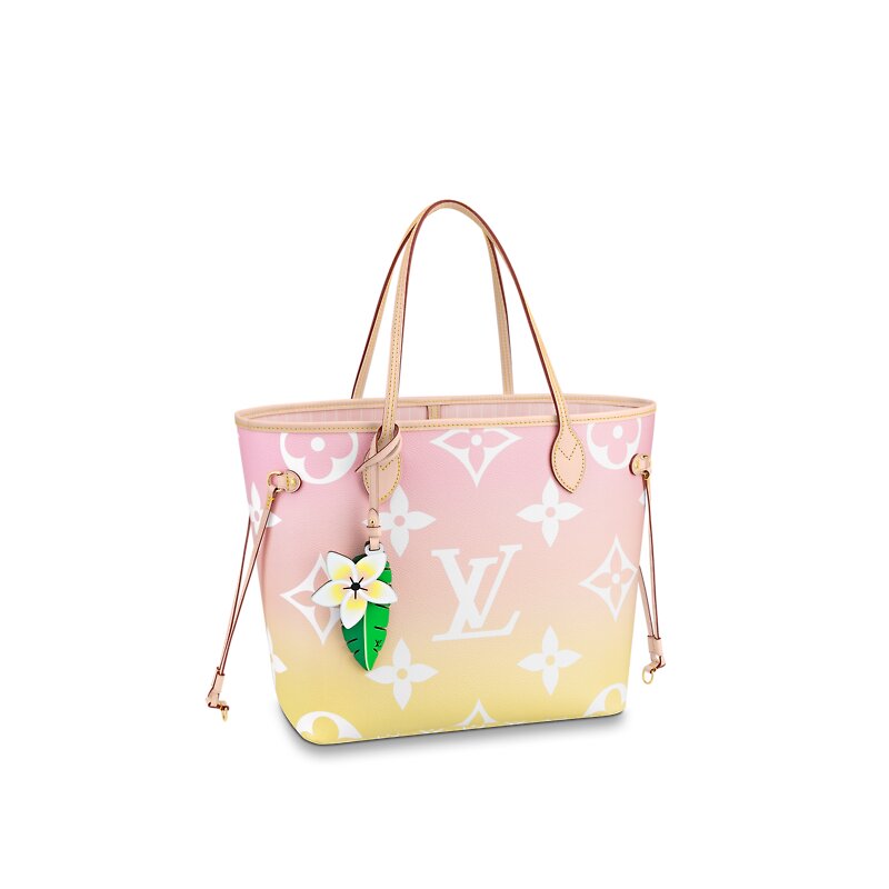 Louis Vuitton, Bags, Louis Vuitton By The Pool Neverfull Mm Pink Bag  Removable Pouch Giant Monogram