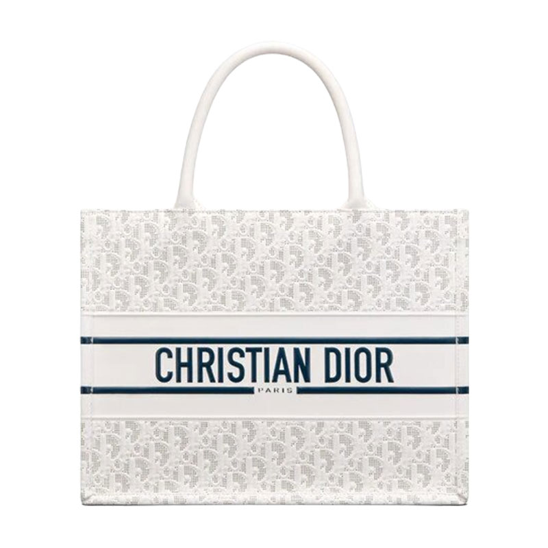 Christian Dior Book Tote Womens Totes, Grey