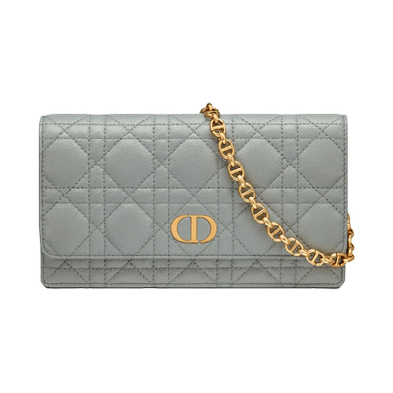 Dior Caro Belt Pouch With Chain - Kaialux