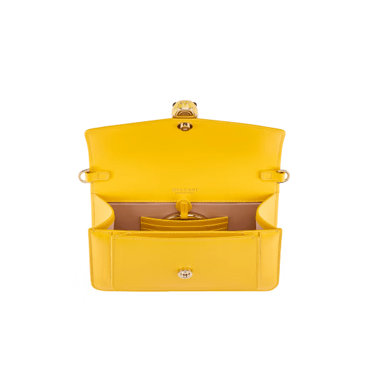 Bvlgari Serpenti Forever Mini Bag In Yellow